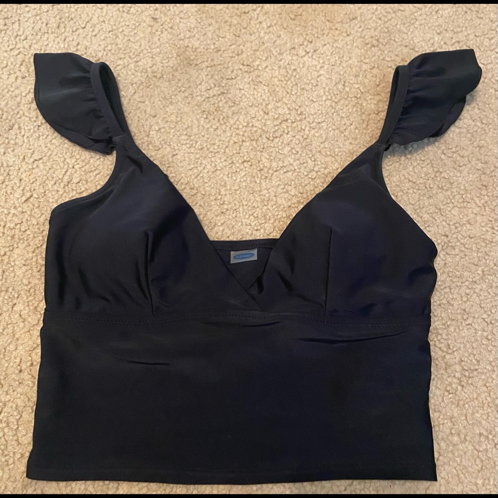 NWT! Old Navy Crop Top Ruffled Sleeves - Size S